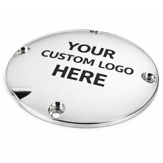 Custom Etched Chrome Derby Cover 1994–2003 Harley-Davidson Sportster